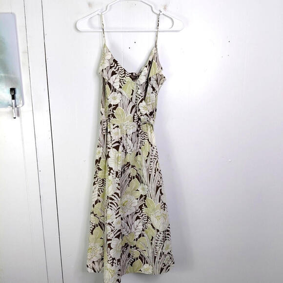 Tommy Bahama Dresses & Skirts - Tommy Bahama Dress Womens 12 Fixed Wrap Tie Waist Vacation Resort Travel Midi